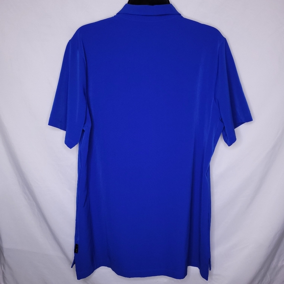 Nike Blue and Yellow Men's Polo Shirt - Picture 5 of 11